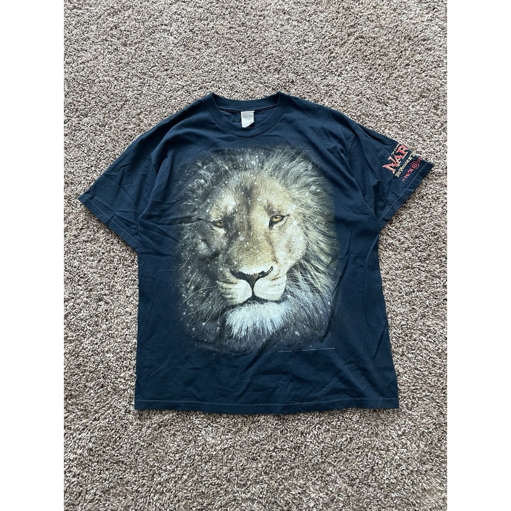 Chronicles of Narnia Men's Promo Shirt XL Navy Lion 2010 Promotional Shirt